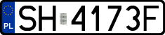 License plates of Poland, Regular car plates