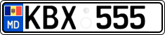 License plate of Moldova, Cars (2015)