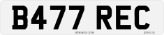 License plate of the United Kingdom, 1983 year system