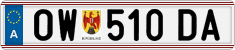 License plate of Austria, Regular plates