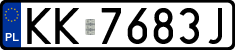 License plates of Poland, Regular car plates