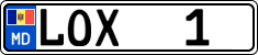 License plate of Moldova, Cars (2015)