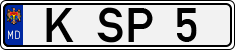License plate of Moldova, Cars (1992)