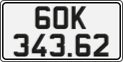 License plate of Vietnam, Cars