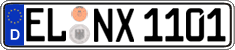 German license plate, Regular plates