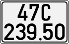 License plate of Vietnam, Cars