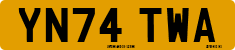 License plate of the United Kingdom, 2001 year system