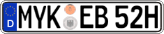 German license plate, Plates for oldtimers (type 