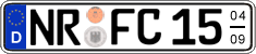 German license plate, Seasonal plates