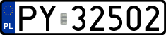 License plates of Poland, Regular car plates
