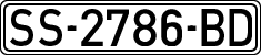 License plates of Spain, 1971 year series