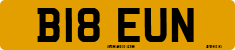 License plate of the United Kingdom, 1983 year system