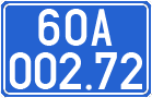 License plate of Vietnam, Government and public administrations