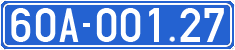 License plate of Vietnam, Government and public administrations