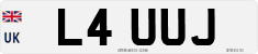 License plate of the United Kingdom, 1983 year system