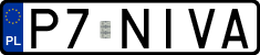 License plates of Poland, Vanity Plates