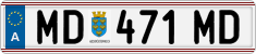 License plate of Austria, Regular plates