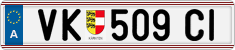 License plate of Austria, Regular plates