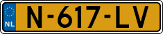 License plate of the Netherlands, Cars