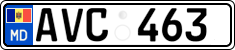 License plate of Moldova, Cars (2015)