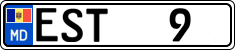 License plate of Moldova, Cars (2015)