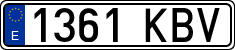 License plates of Spain, Ordinary (2000)