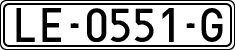 License plates of Spain, 1971 year series