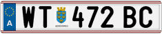 License plate of Austria, Regular plates
