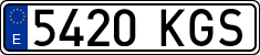License plates of Spain, Ordinary (2000)