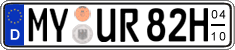 German license plate, Seasonal plates (Oldtimers)