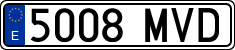 License plates of Spain, Ordinary (2000)