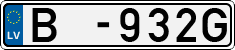 License plate of Latvia, Trailers