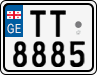License plate of Georgia, Motorcycles (2014)