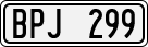 License plate of Sweden, Regular plates