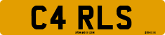 License plate of the United Kingdom, 1983 year system