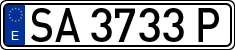 License plates of Spain, 1971 year series