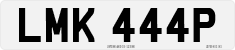 License plate of the United Kingdom, 1963 year system