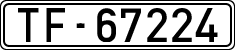 License plates of Spain, 1900 year series