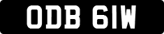License plate of the United Kingdom, 1963 year system