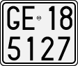 License plate of Italy, Motorcycles (1927 year series)