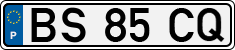 License plate of Portugal, Regular plates