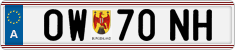 License plate of Austria, Regular plates