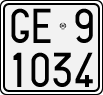 License plate of Italy, Motorcycles (1927 year series)