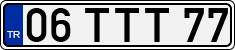 License plate of Turkey, Regular plates