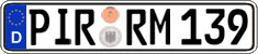 German license plate, Regular plates