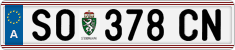 License plate of Austria, Regular plates