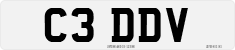 License plate of the United Kingdom, 1983 year system
