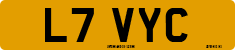 License plate of the United Kingdom, 1983 year system