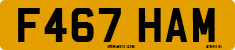 License plate of the United Kingdom, 1983 year system