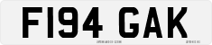 License plate of the United Kingdom, 1983 year system